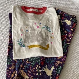 Mini Boden Hogwarts Harry Potter long john pajamas